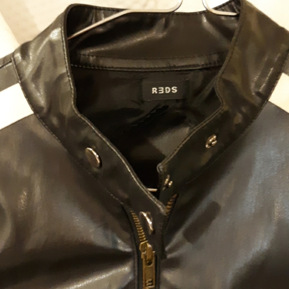 Reds moto jacket size small black - Picture 2 of 4